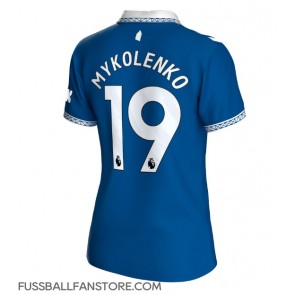 Everton Vitaliy Mykolenko #19 Replik Heimtrikot Damen 2023-24 Kurzarm